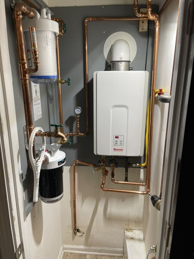 Rinnai tankless + whole-home water filtration